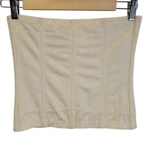 Maidenform Waist Cincher Corset‎ Bustier Shapewear Boning Floral Regency  Size M